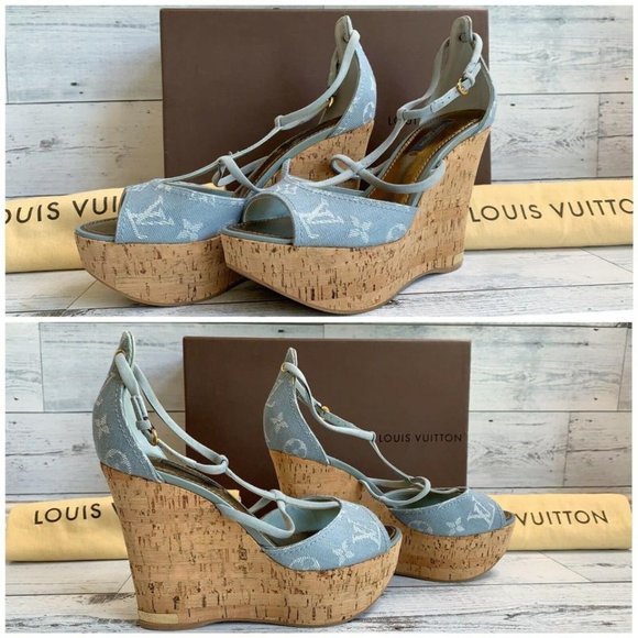 🛑SOLD🛑Authentic LOUIS VUITTON Denim Light Blue - Picture 3 of 12